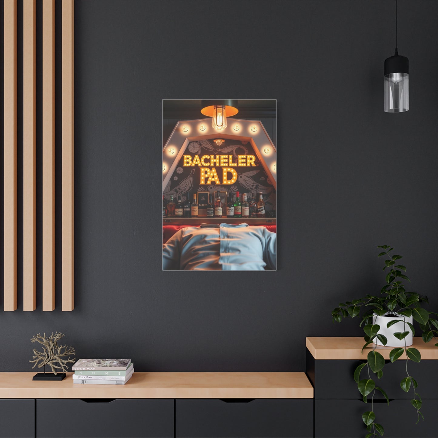 Vision Bachelor Pad Art Art Wall Art & Canvas Print