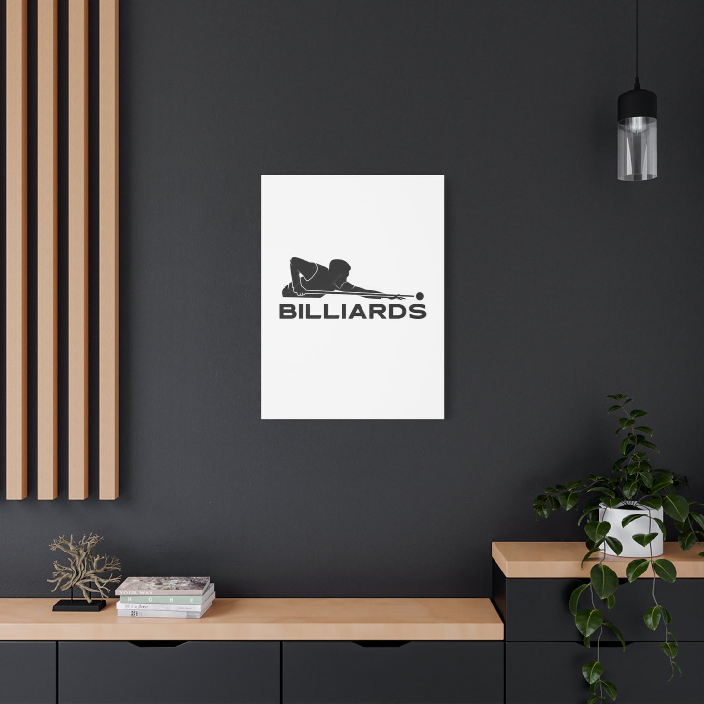 Billiards logo Idea Wall Art & Canvas Prints