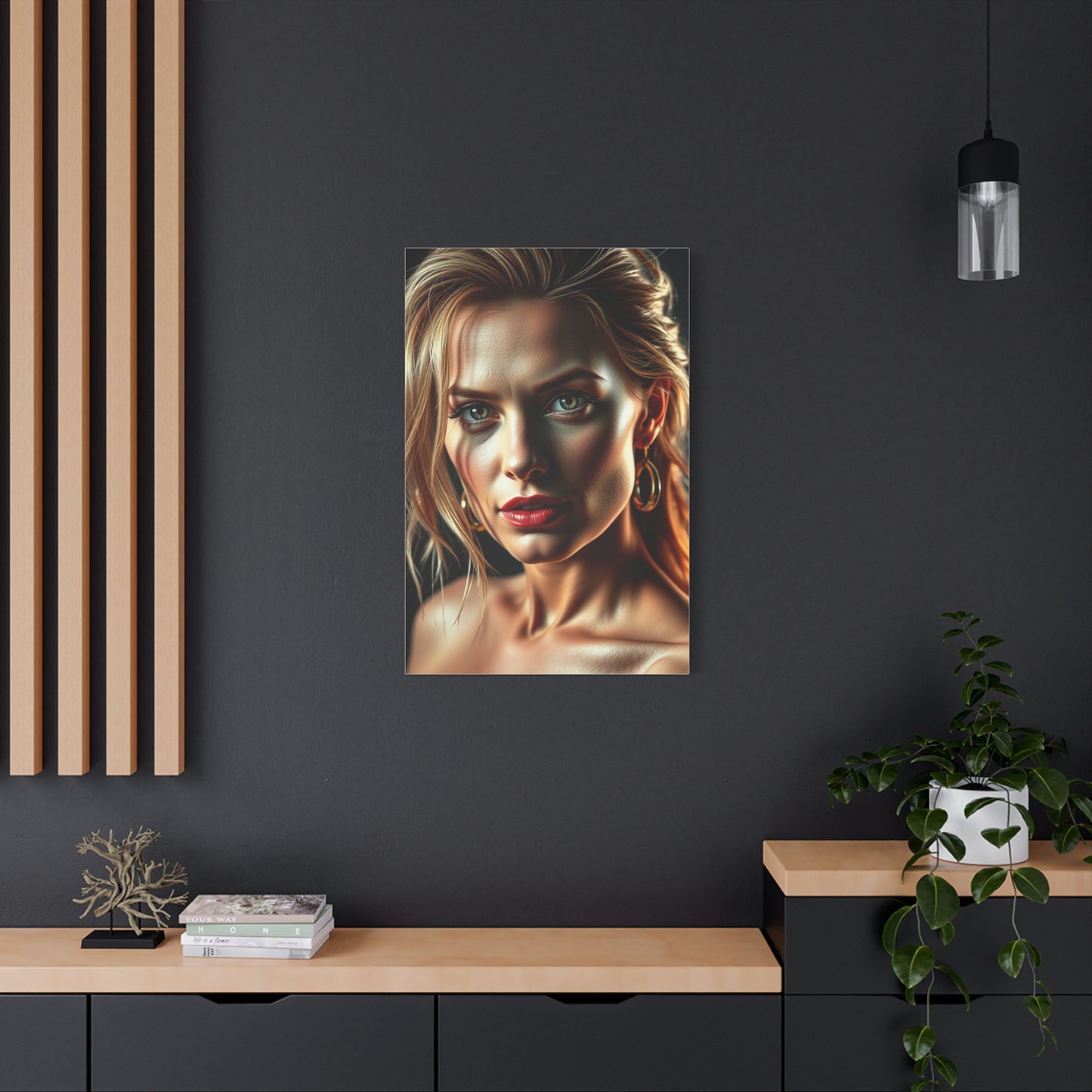 Glamour Gaze Canvas Wall Art & Canvas Print
