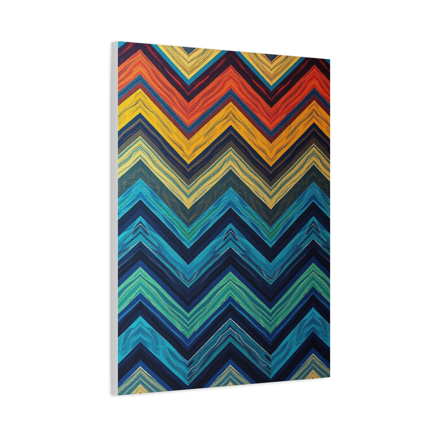 Chevron Pattern Art Refined Canvas Wall Art & Canvas Print