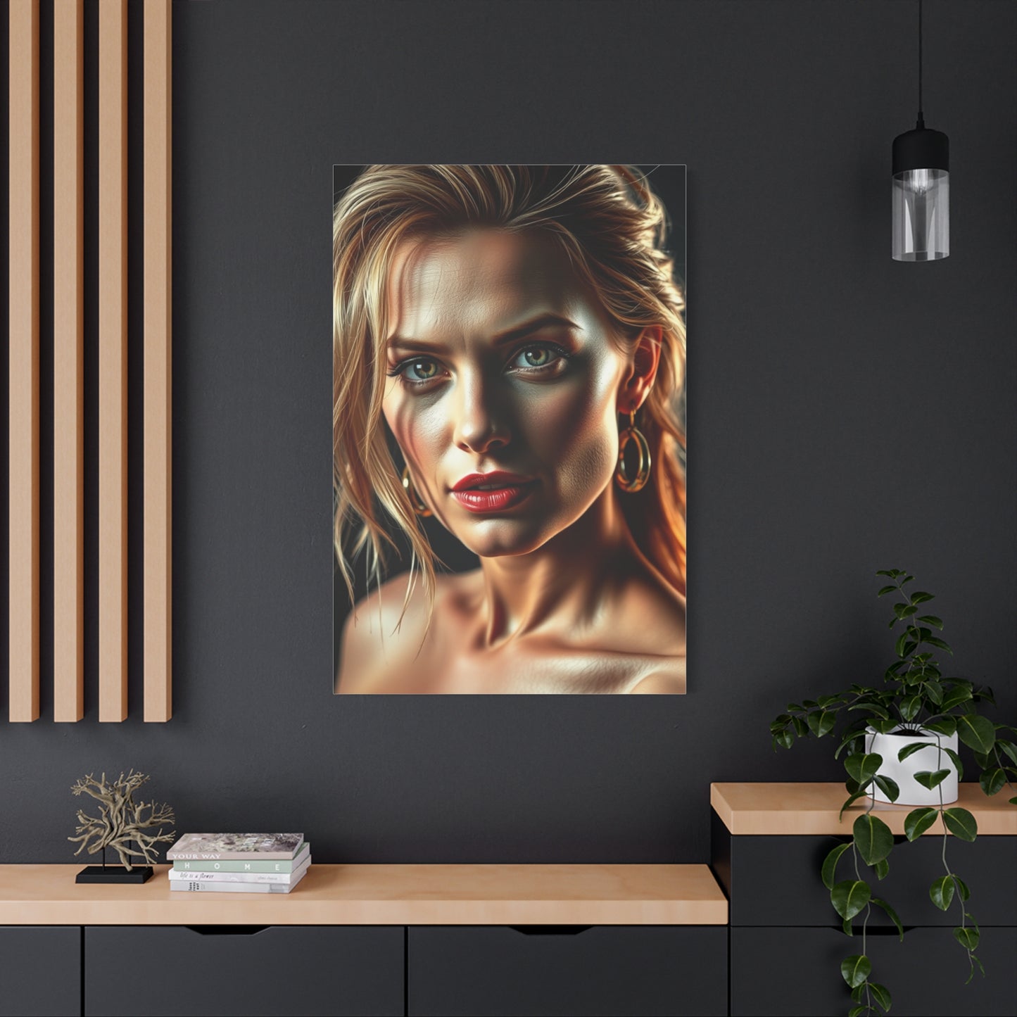Glamour Gaze Canvas Wall Art & Canvas Print