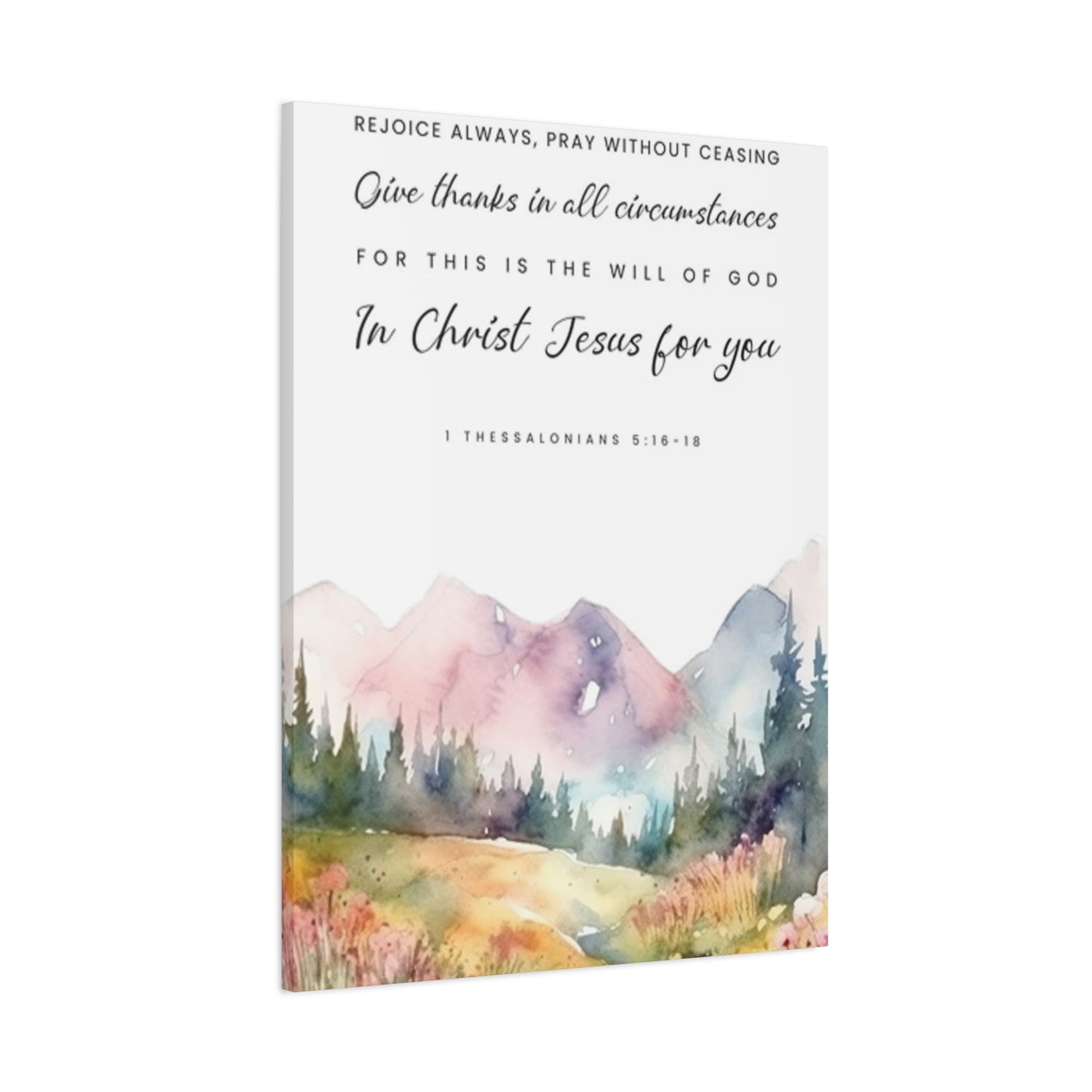 Quotes And Mountain Painting Wall Art & Canvas Prints