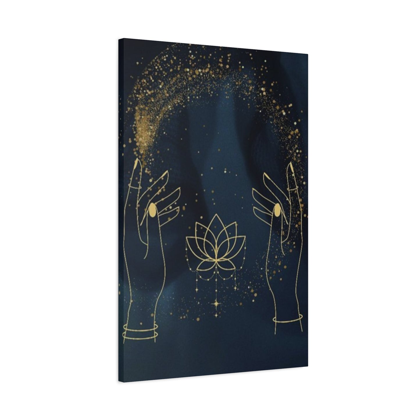 Hand Sprinkling Stars Wall Art & Canvas Prints
