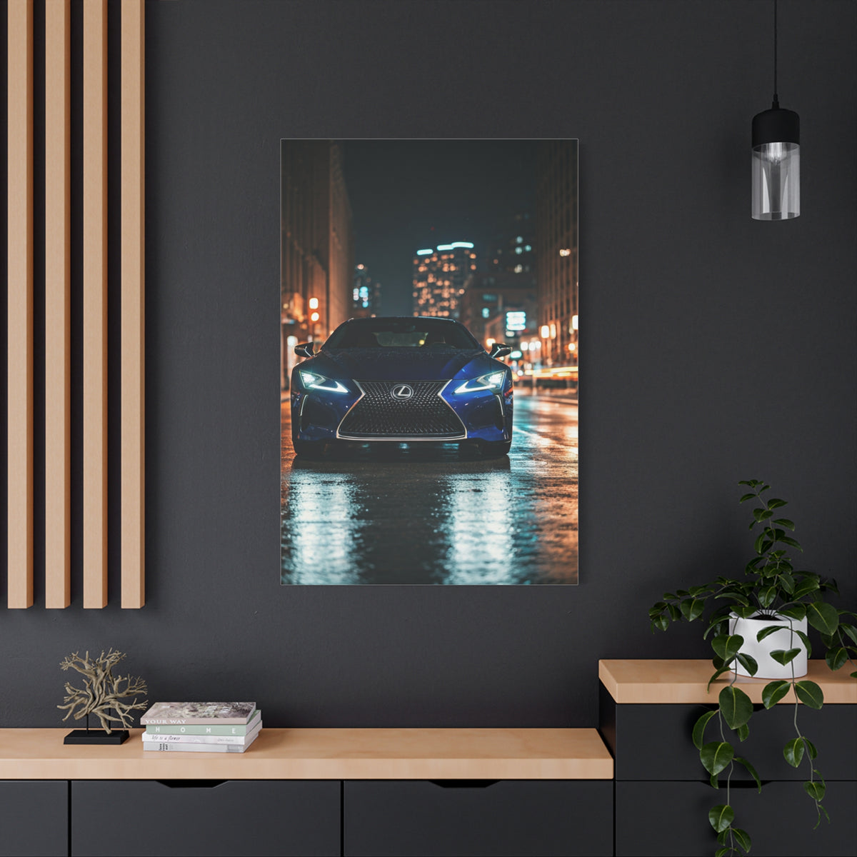 Lexus LC 500 City Night Sophistication Wall Art & Canvas Prints