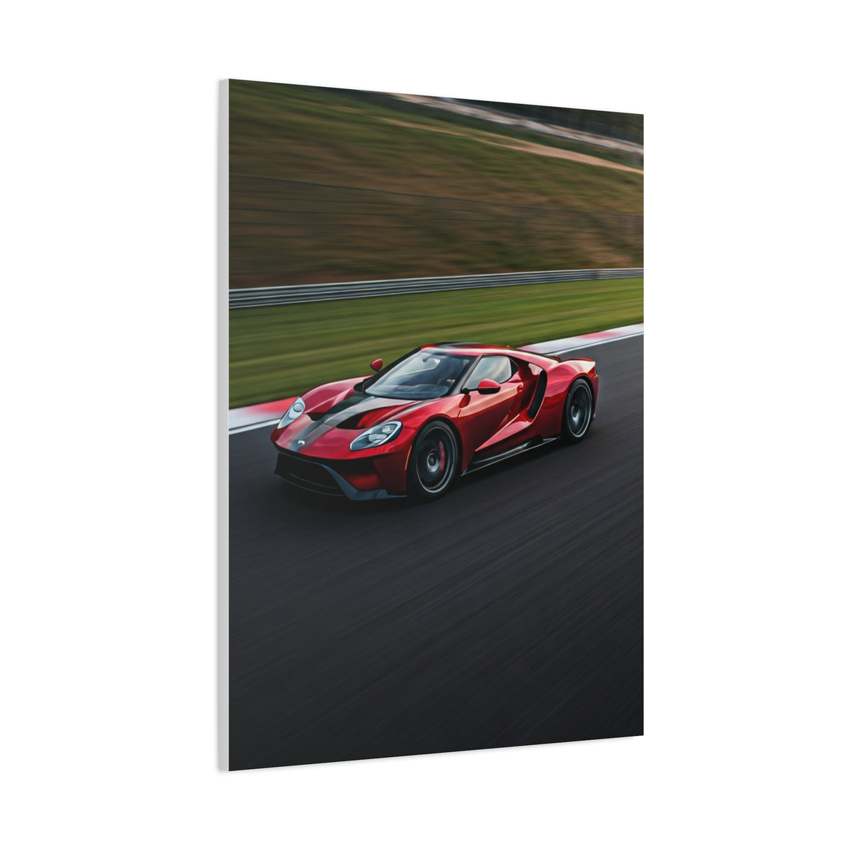 2017 Ford GT High Speed Circuit Wall Art & Canvas Prints