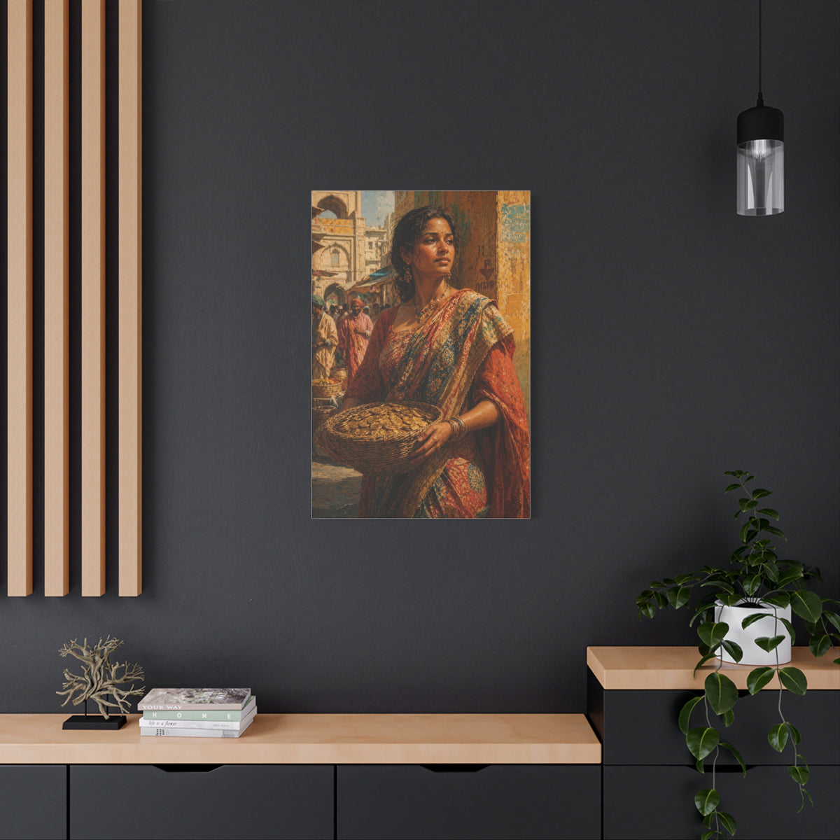Market Day Cultural Portrait Wall Art & Canvas Print