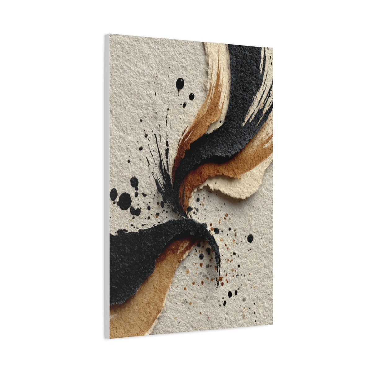 Abstract Ink Flow Composition Wall Art & Canvas Print
