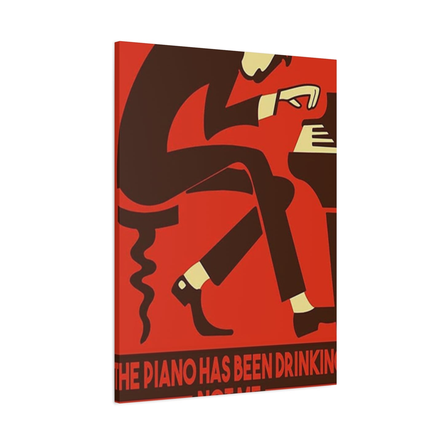 Drinking Piano Poster Wall Art & Canvas Prints