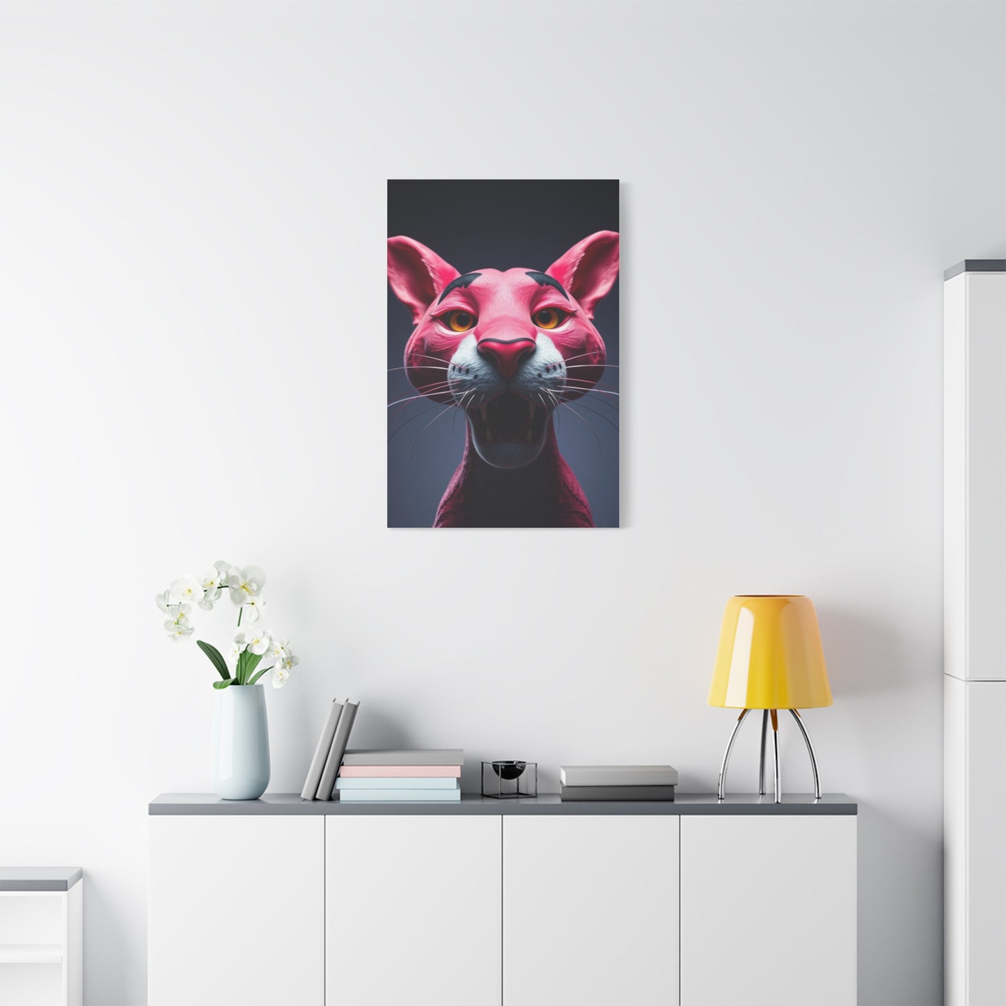Orchid Panther Luxe Art Wall Art & Canvas Print