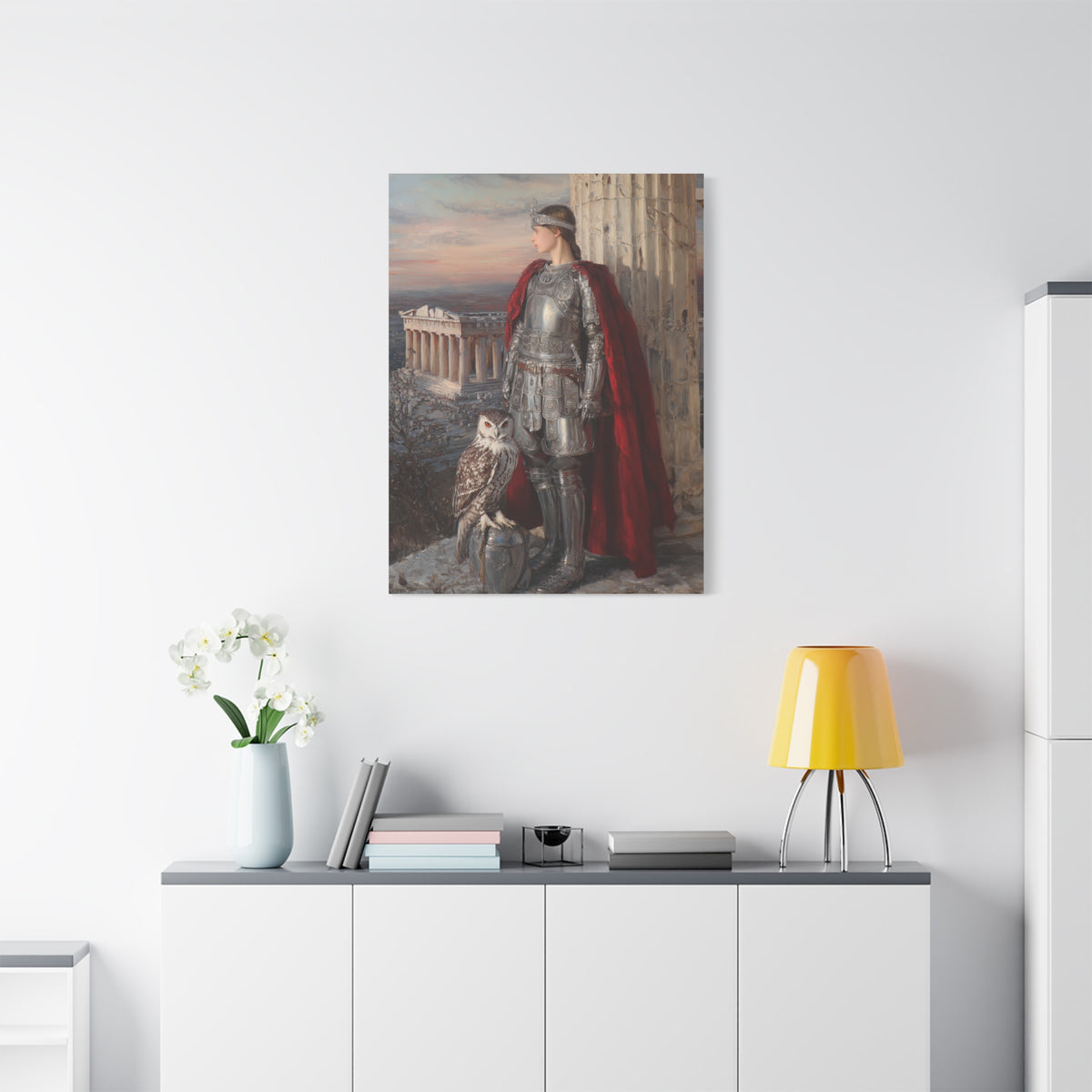Athena Goddess of Wisdom Classical Painting Wall Art & Canvas Print