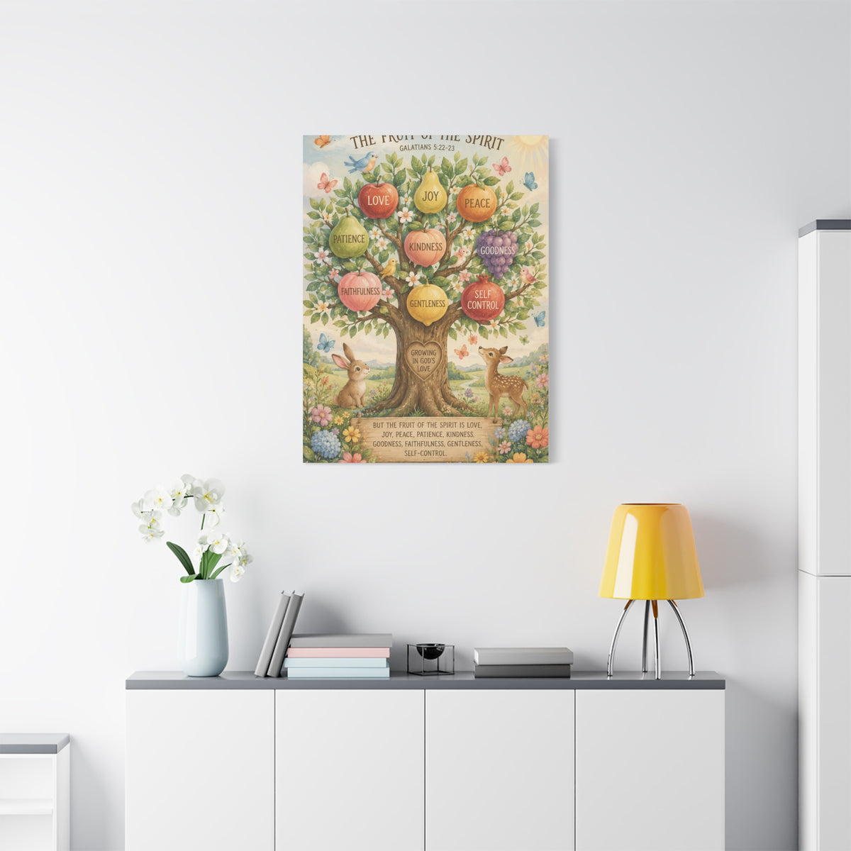 Fruit of the Spirit Children’s Scripture Wall Art & Canvas Print