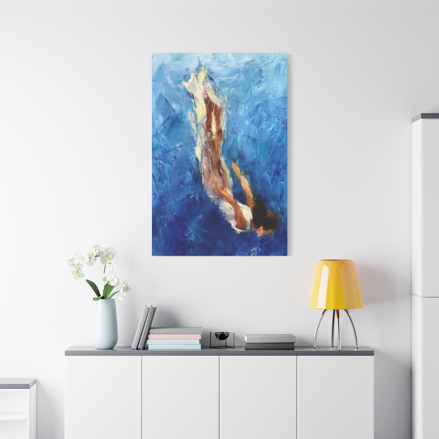 Diving Abstract Wall Art & Canvas Prints