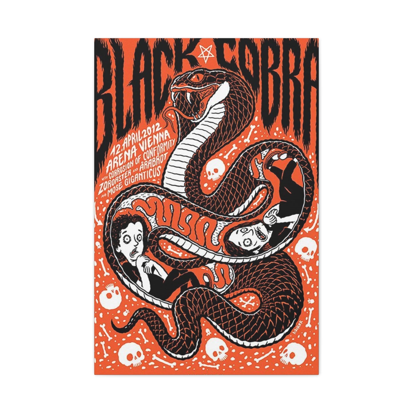 Black Cobra Wall Art & Canvas Prints