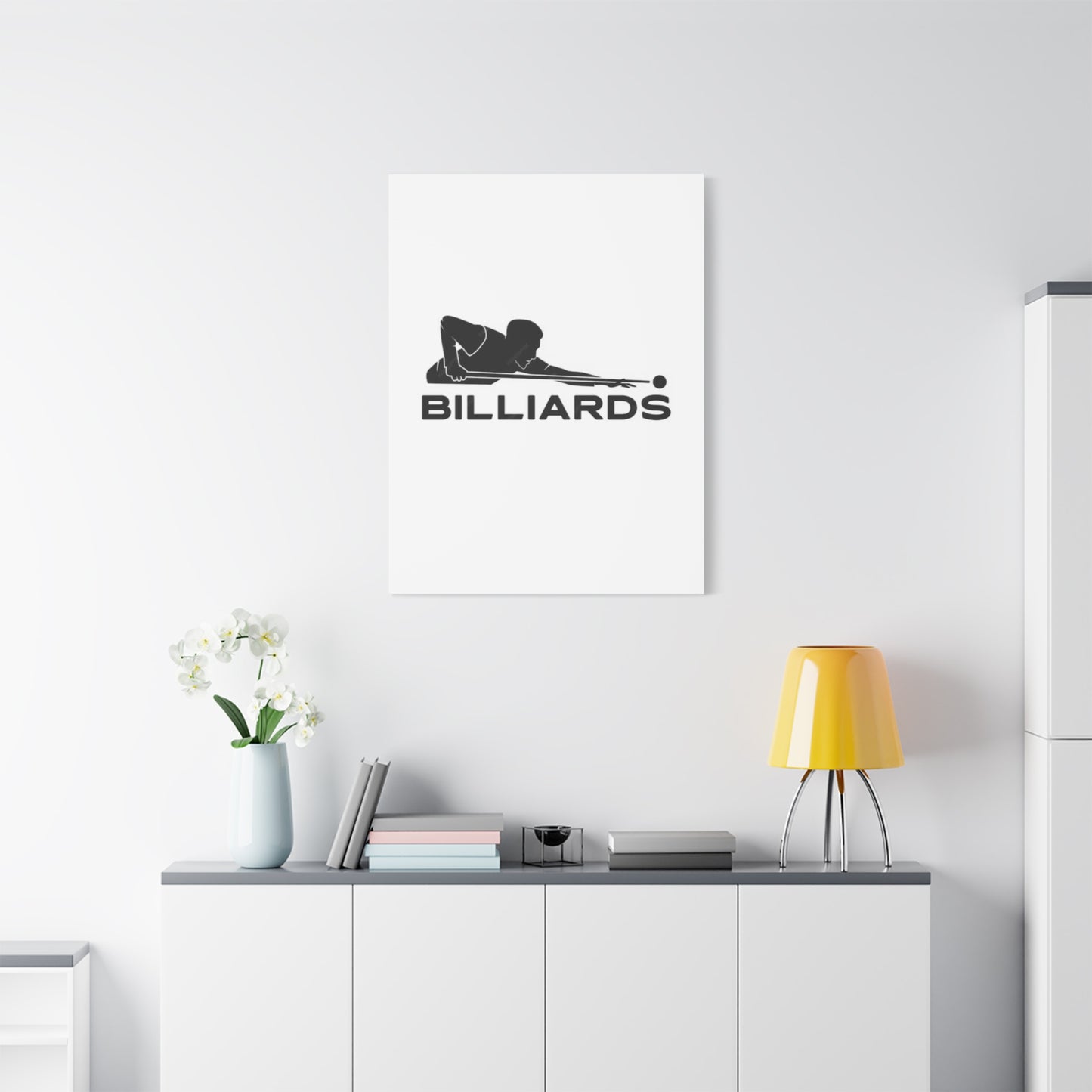Billiards logo Idea Wall Art & Canvas Prints