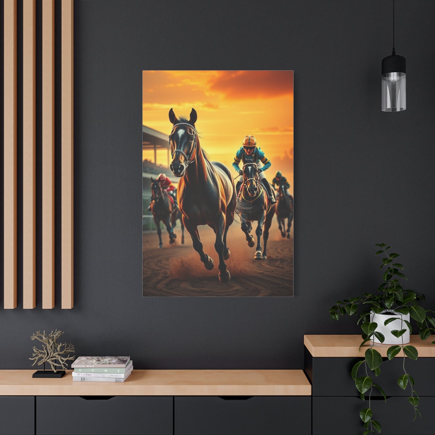 Elite Horse Racing Art Vision Wall Art & Canvas Print