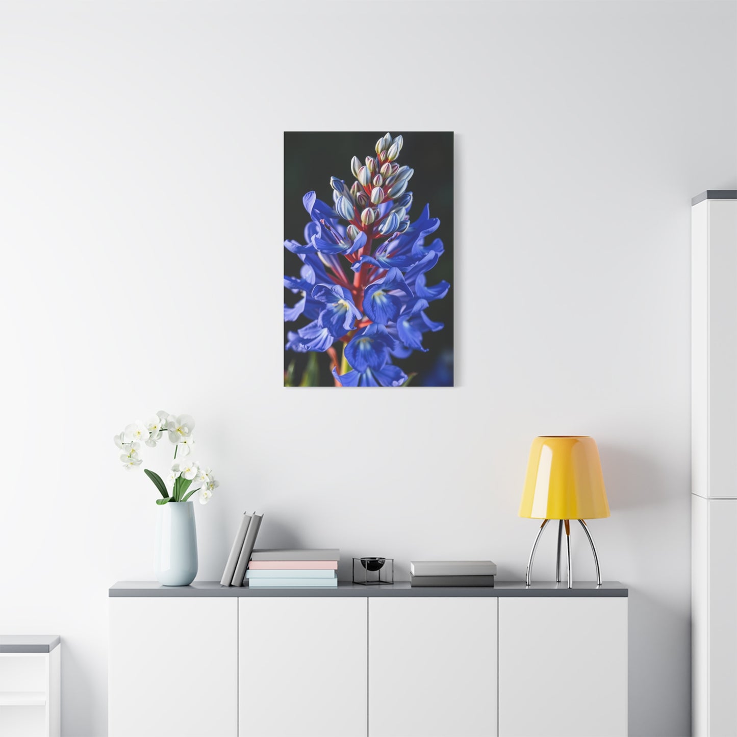 Bluebonnet Flower Art Supreme Canvas Wall Art & Canvas Print