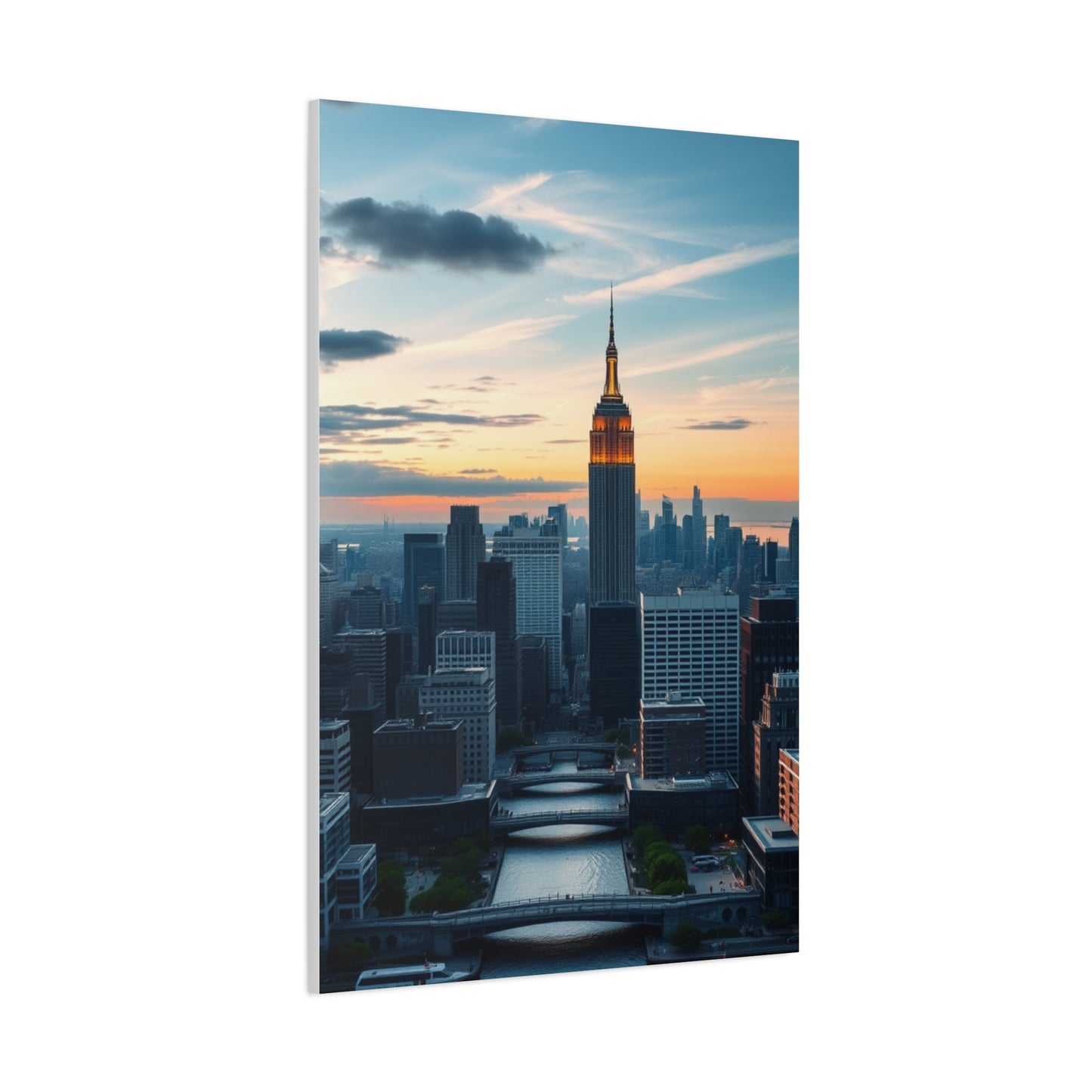 NYC Skyline Art Refined Canvas Wall Art & Canvas Print