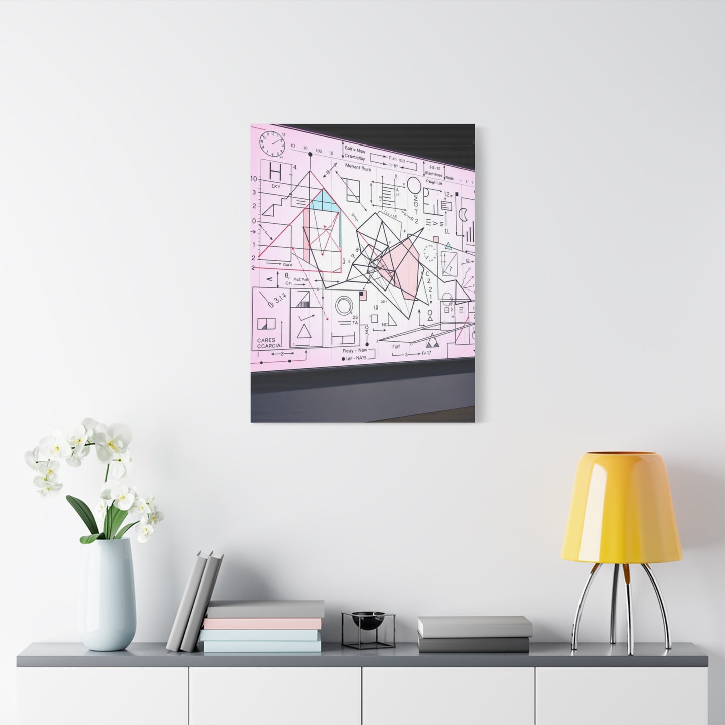Modern Math Art for Creative Spaces Supreme Canvas Wall Art & Canvas Print