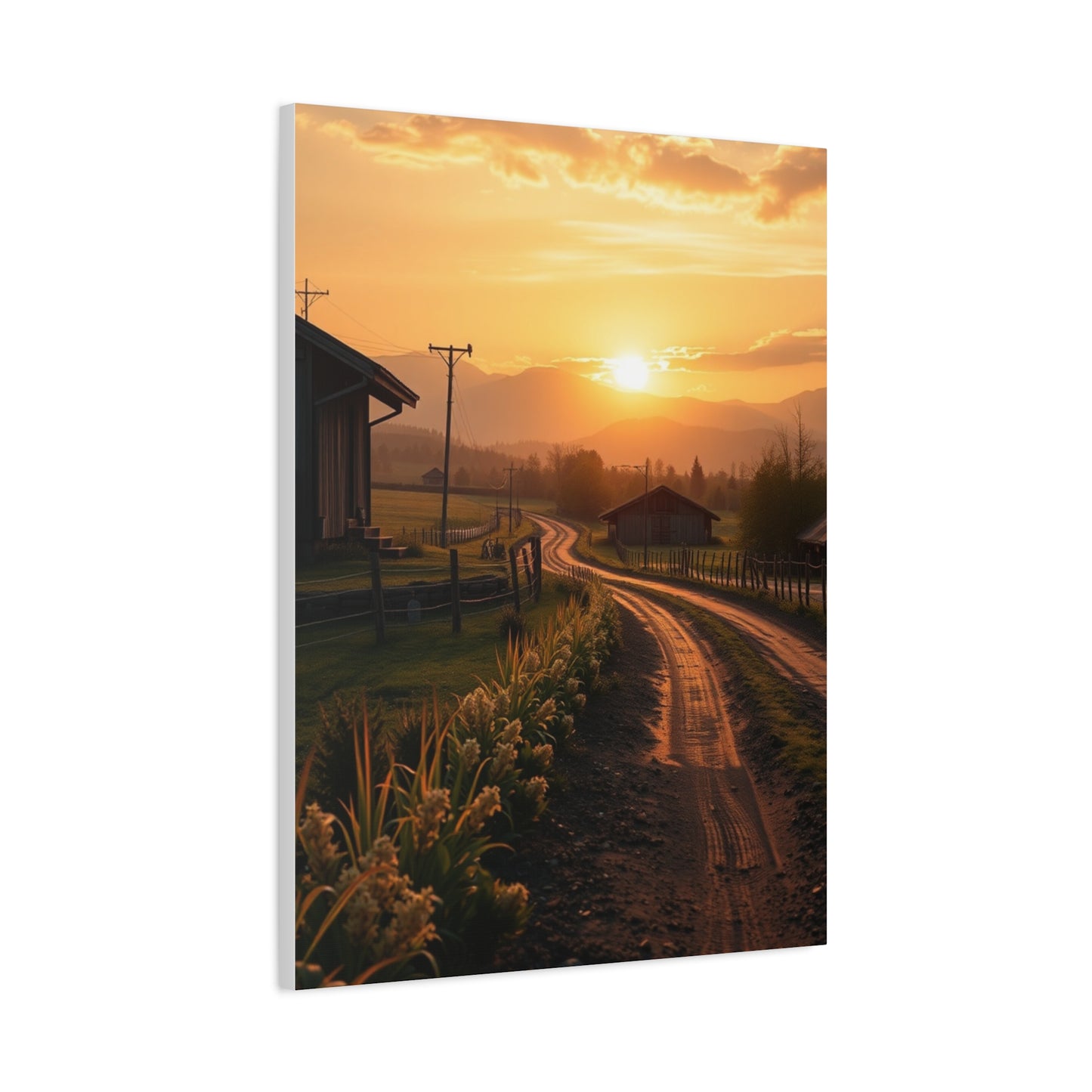 Tranquil Pastures Canvas Wall Art & Canvas Print