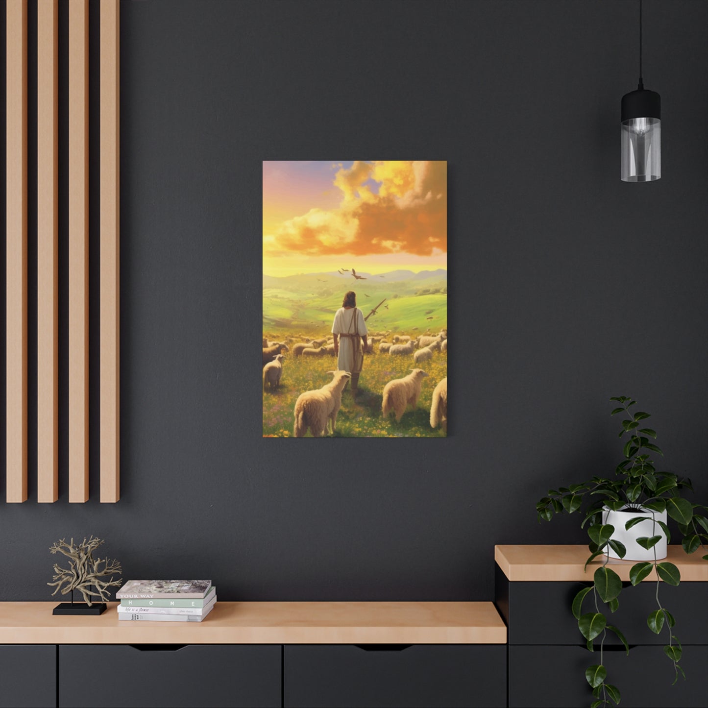 Jesus In Field Wall Art & Canvas Prints