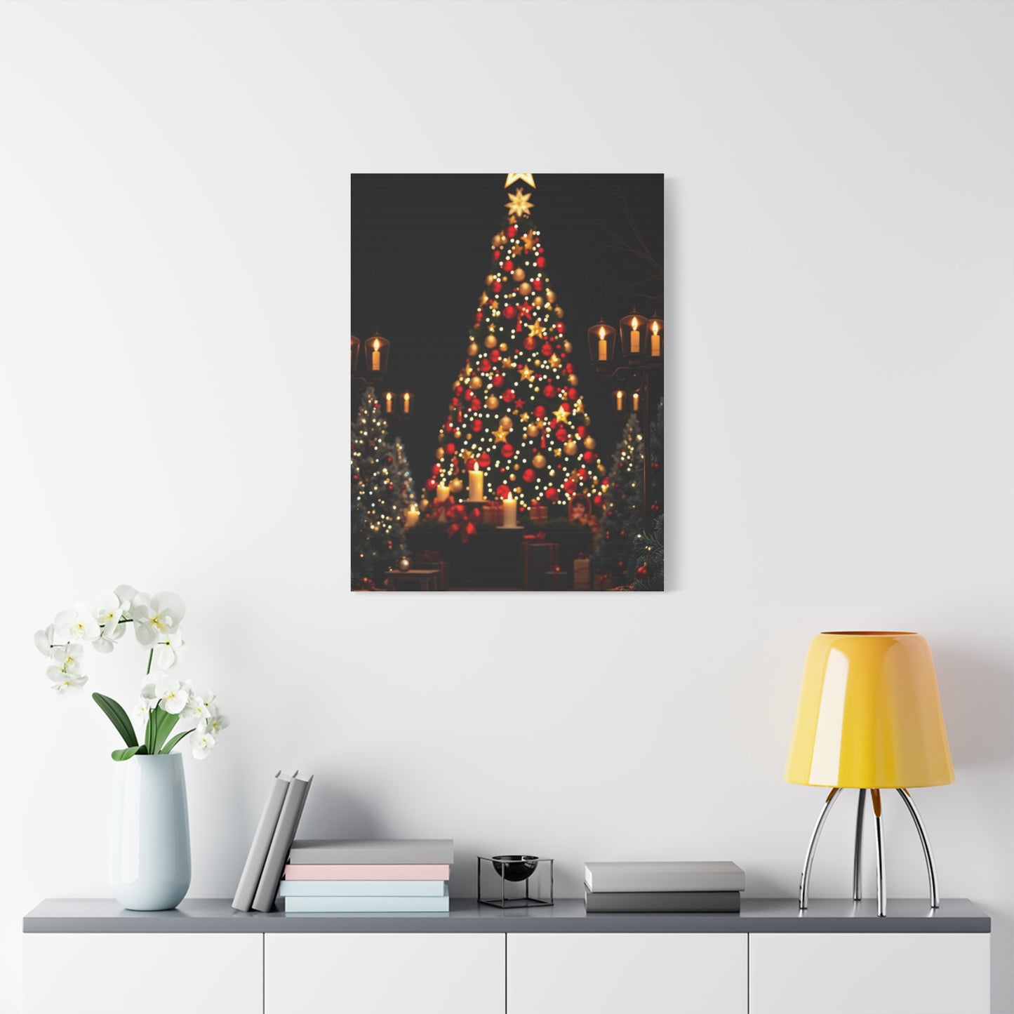 Supreme Black Christmas Art Wall Art & Canvas Print