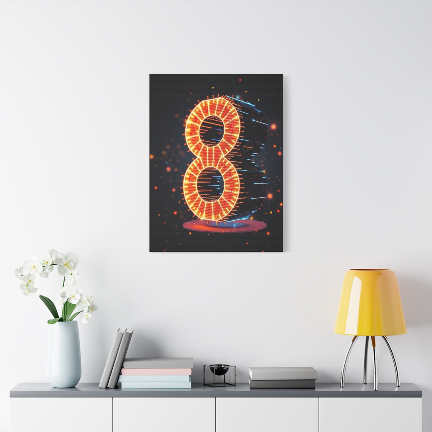 Supreme Numbers Art Wall Art & Canvas Print