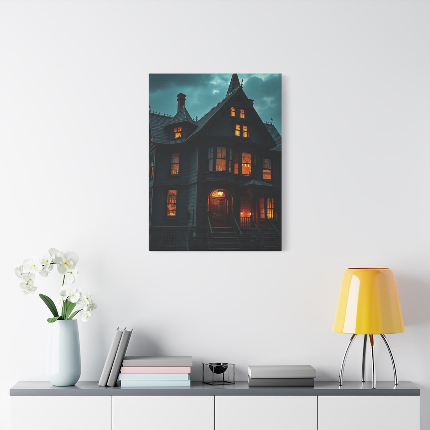 Vision Haunted House Art Art Wall Art & Canvas Print