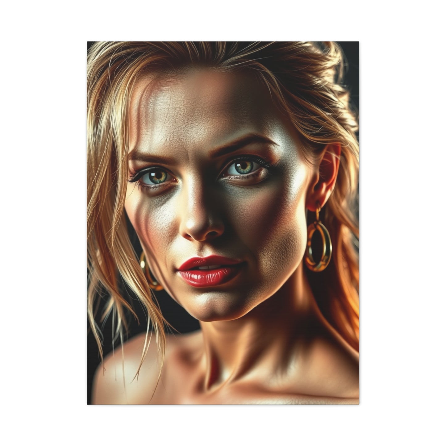 Glamour Gaze Canvas Wall Art & Canvas Print