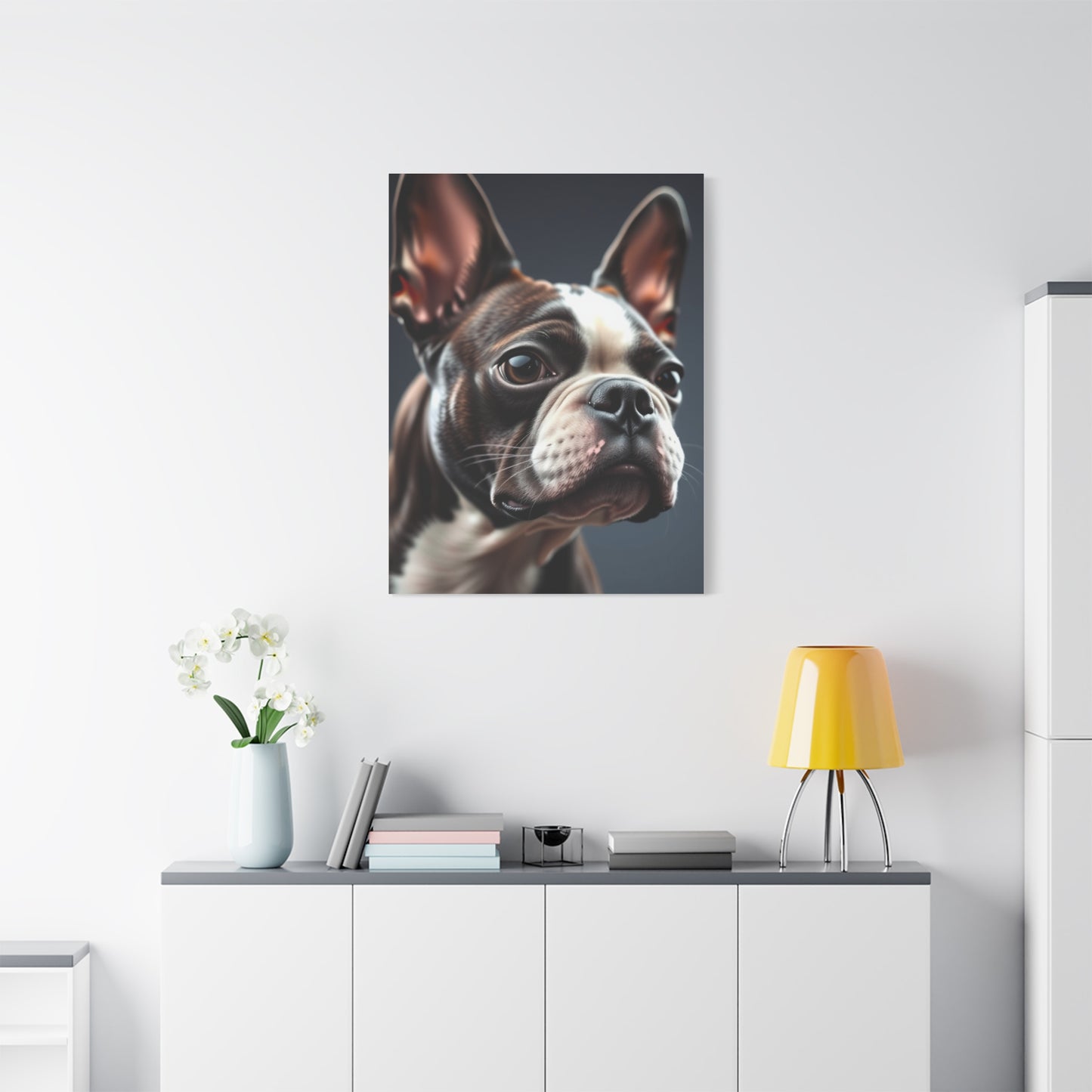 Boston Terrier Art Refined Canvas Wall Art & Canvas Print