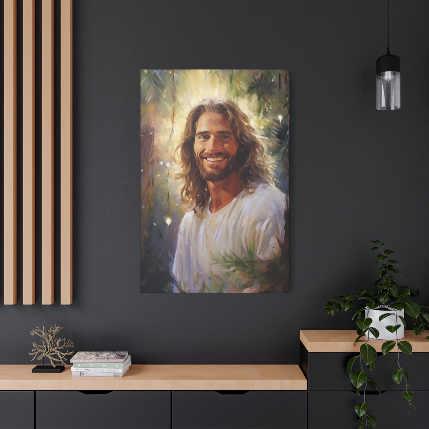 Smiling Jesus Wall Art & Canvas Prints