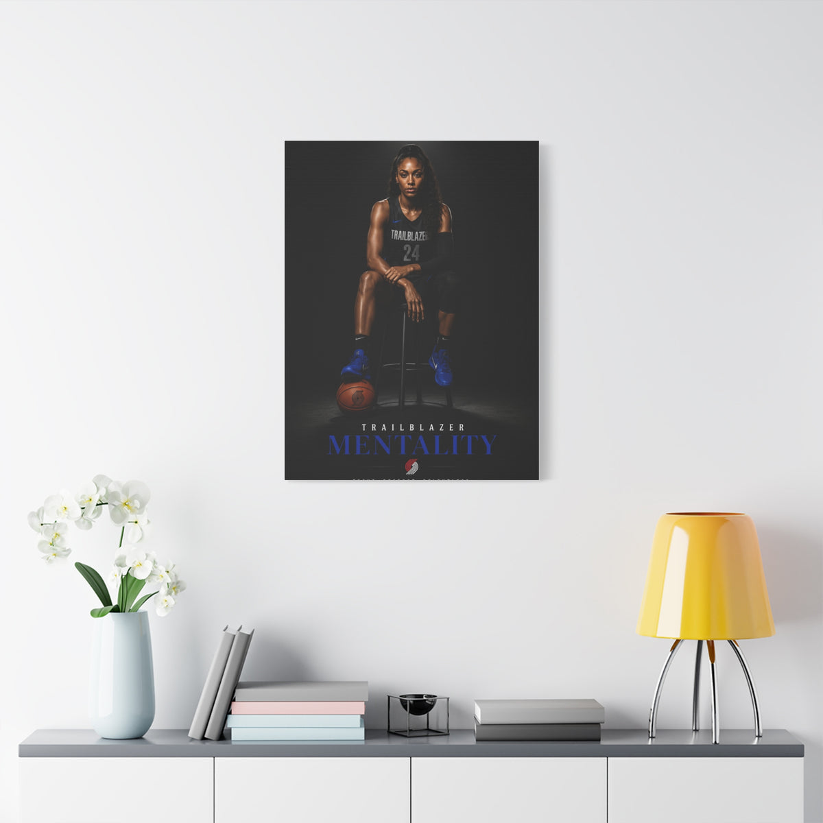 Trailblazer Mentality Women’s Basketball Sports Wall Art & Canvas Print