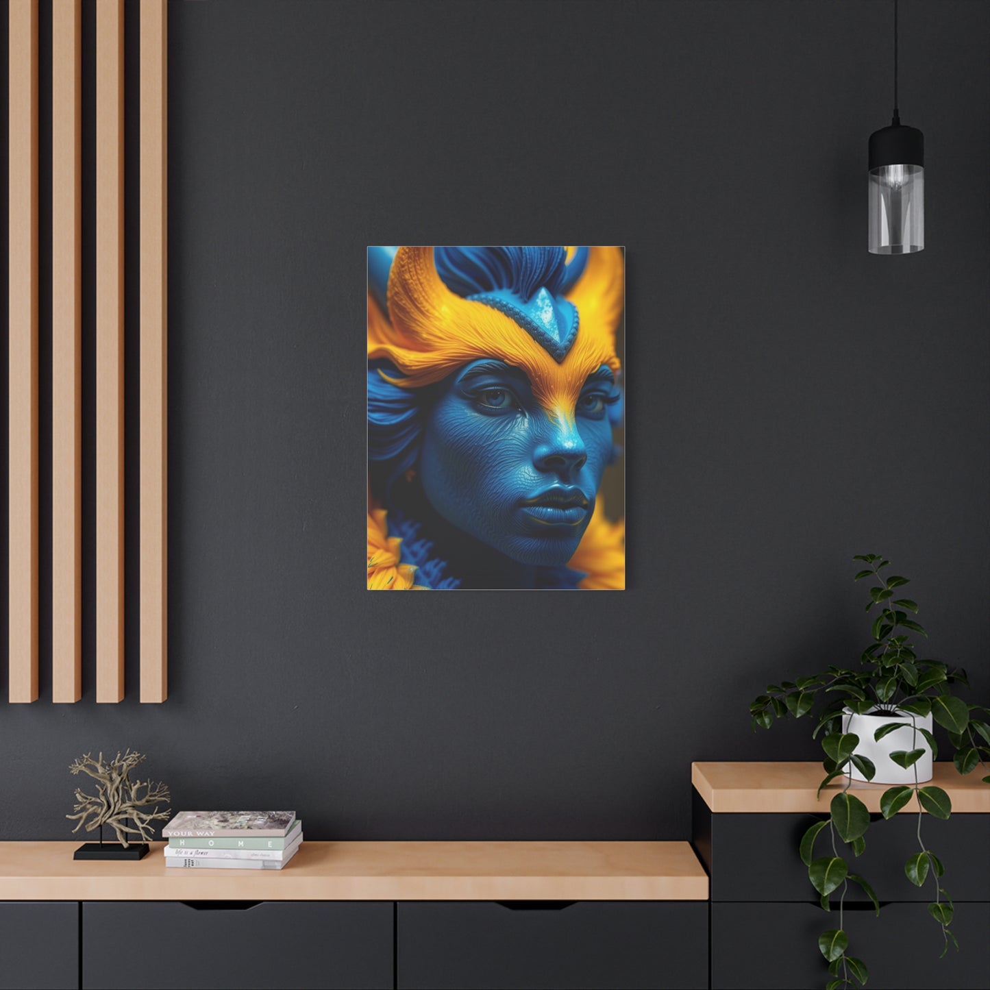 Blue & Yellow Art Refined Canvas Wall Art & Canvas Print