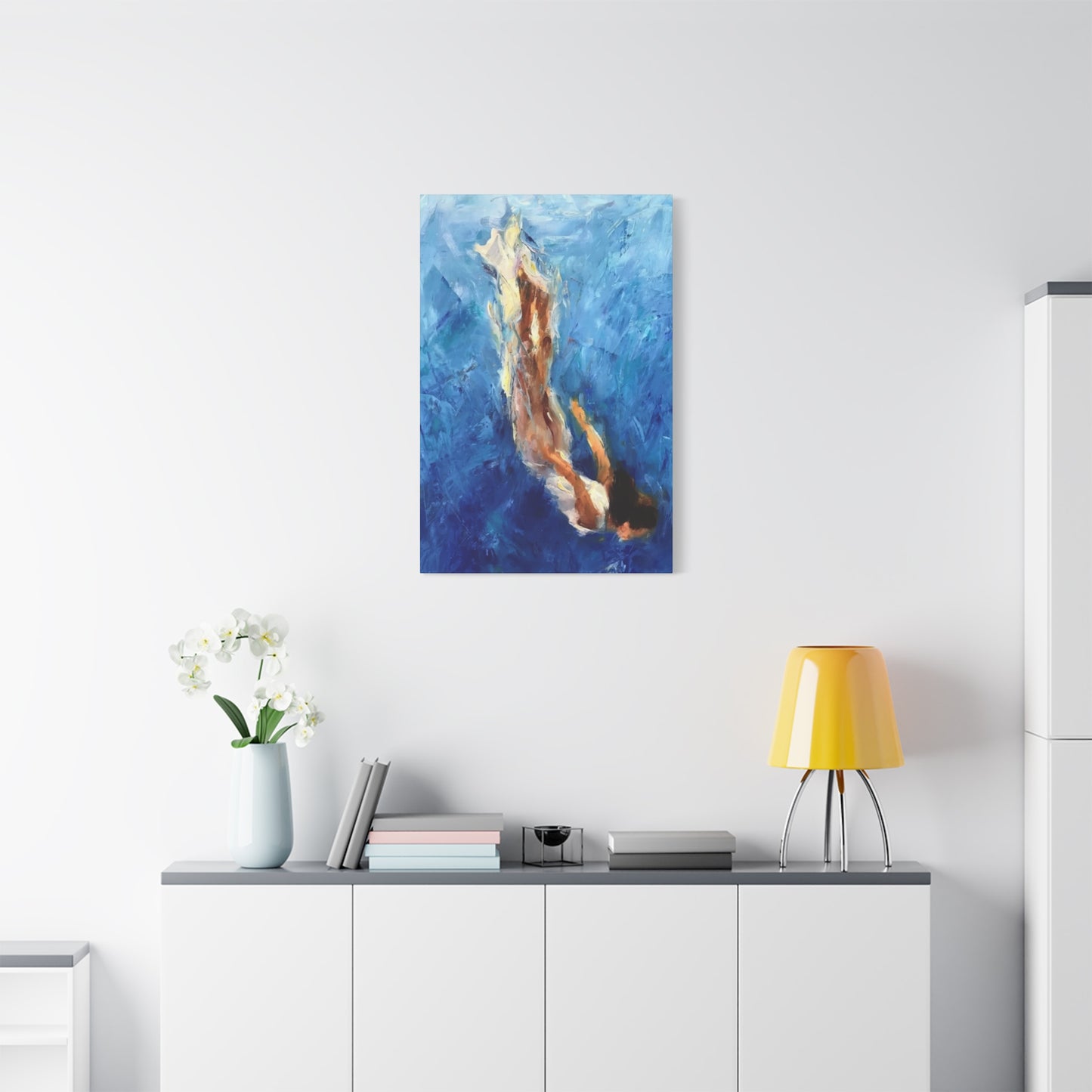 Diving Abstract Wall Art & Canvas Prints
