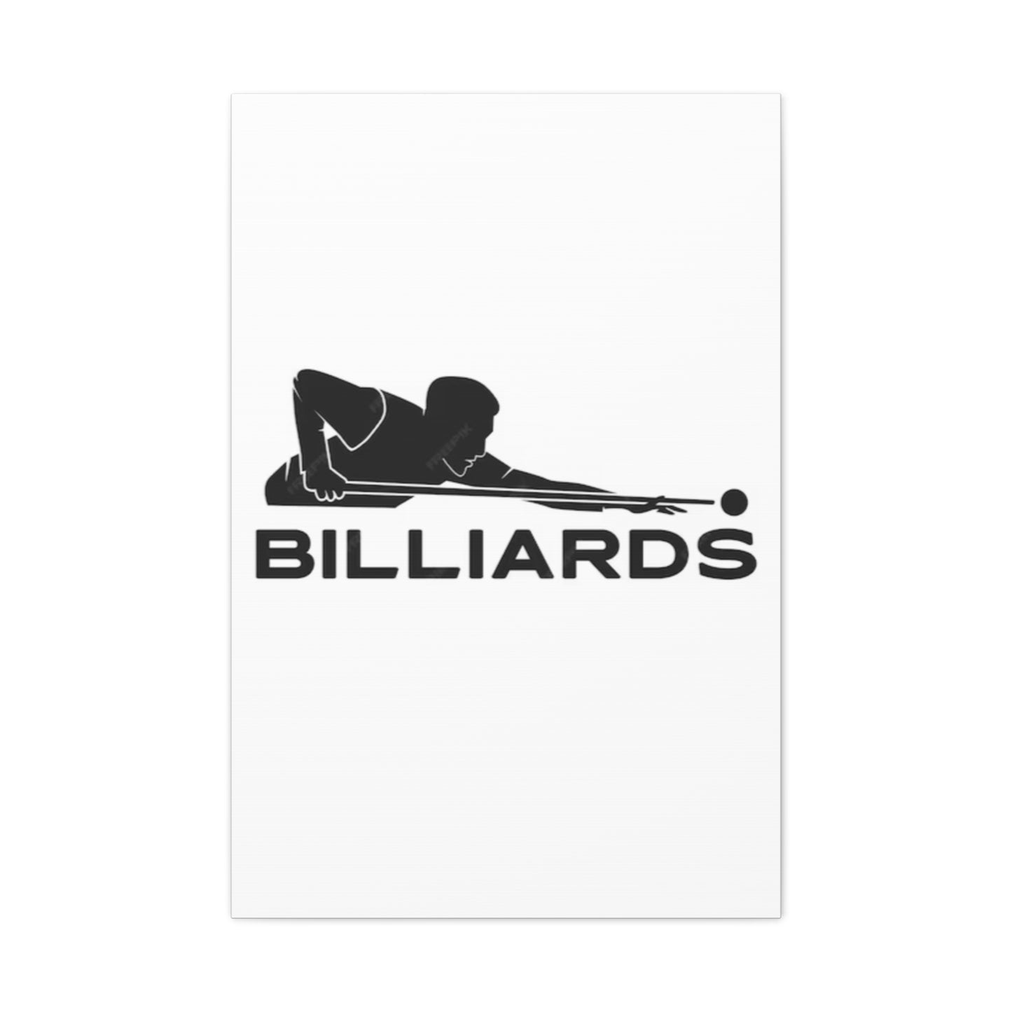 Billiards logo Idea Wall Art & Canvas Prints