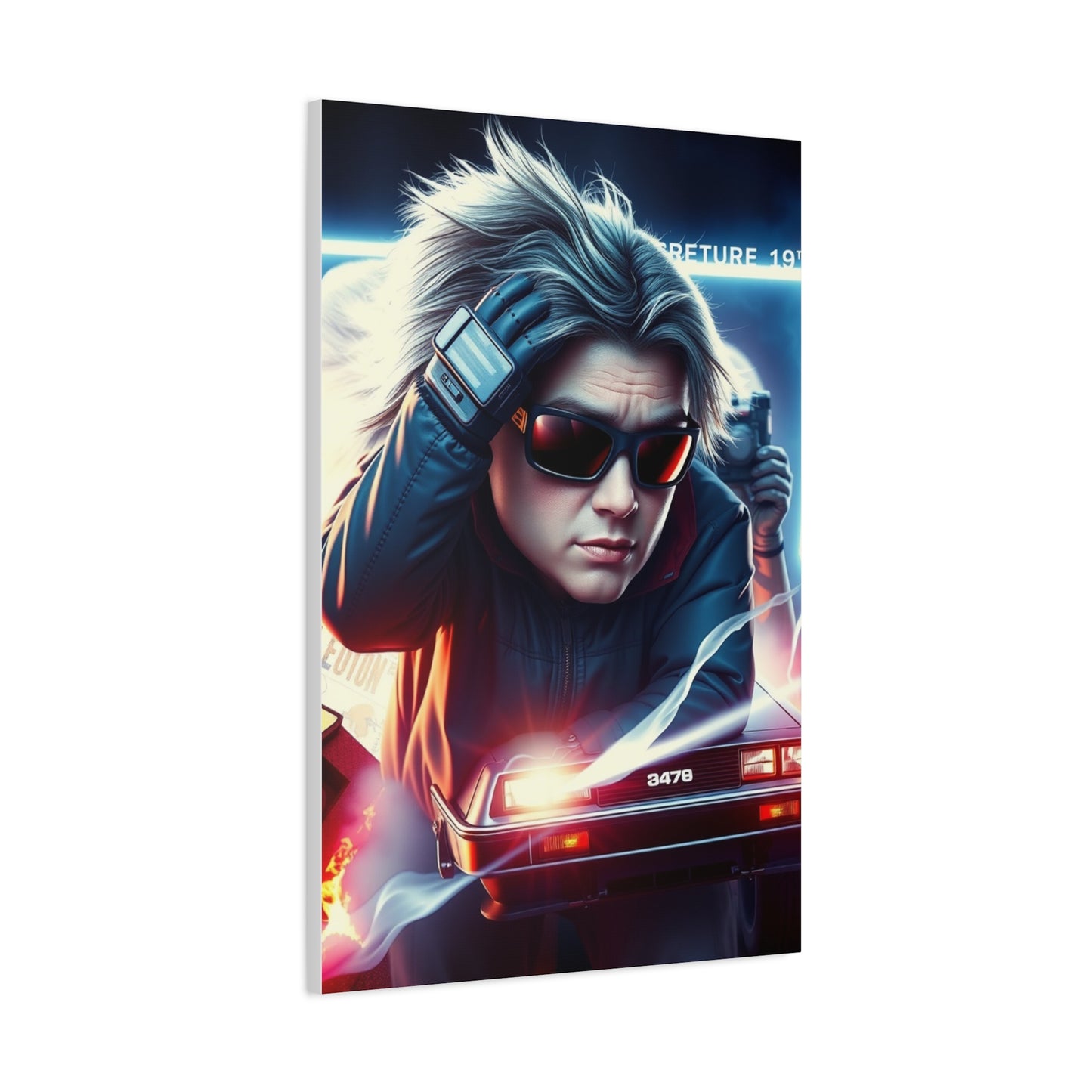 Vision Back to the Future Art Art Wall Art & Canvas Print