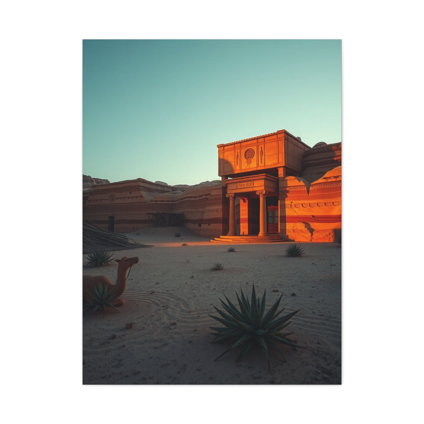 Dune Symphony Canvas Wall Art & Canvas Print