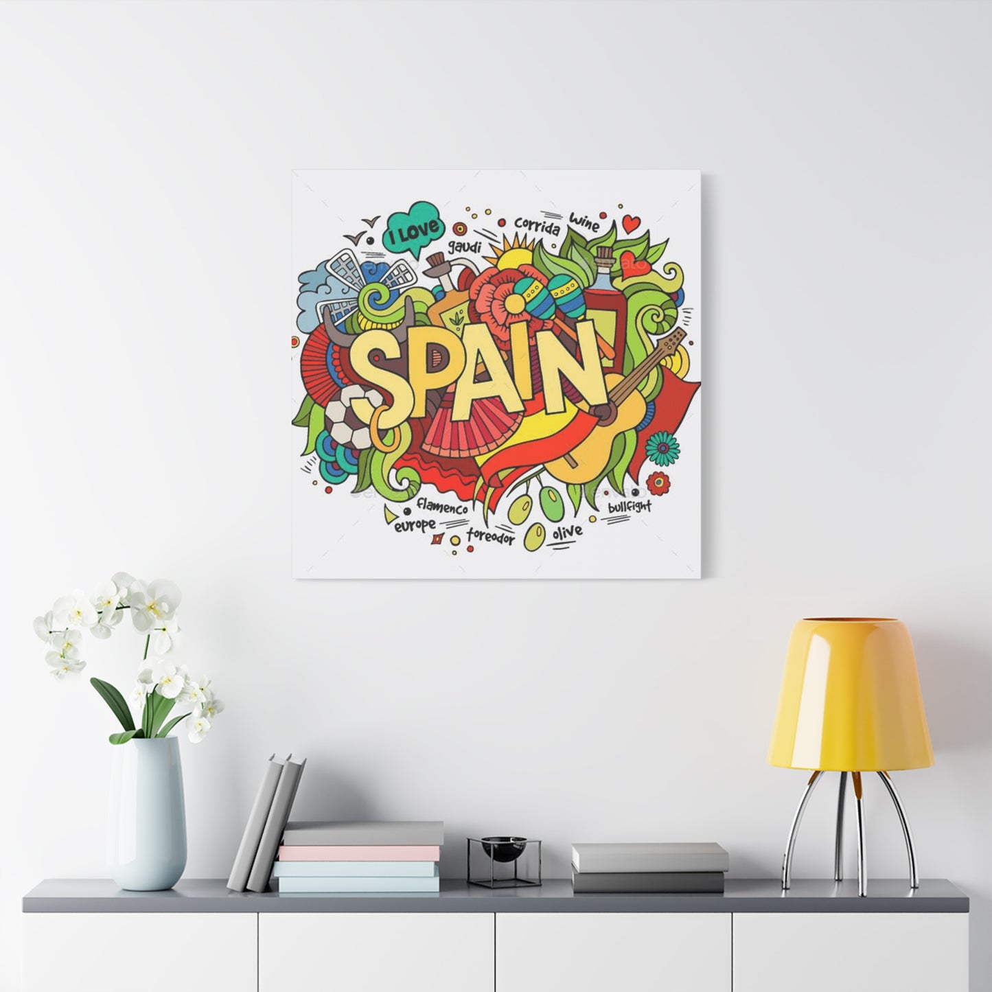 Spain Graffiti Wall Art & Canvas Prints