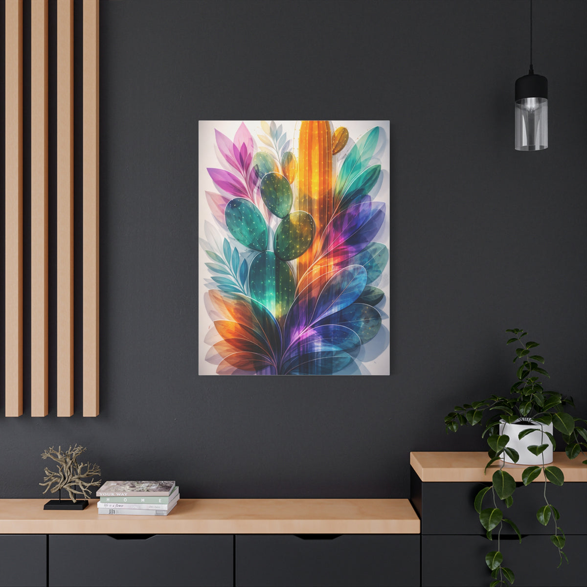 Premium Acrylic Botanical Abstraction Wall Art & Canvas Print