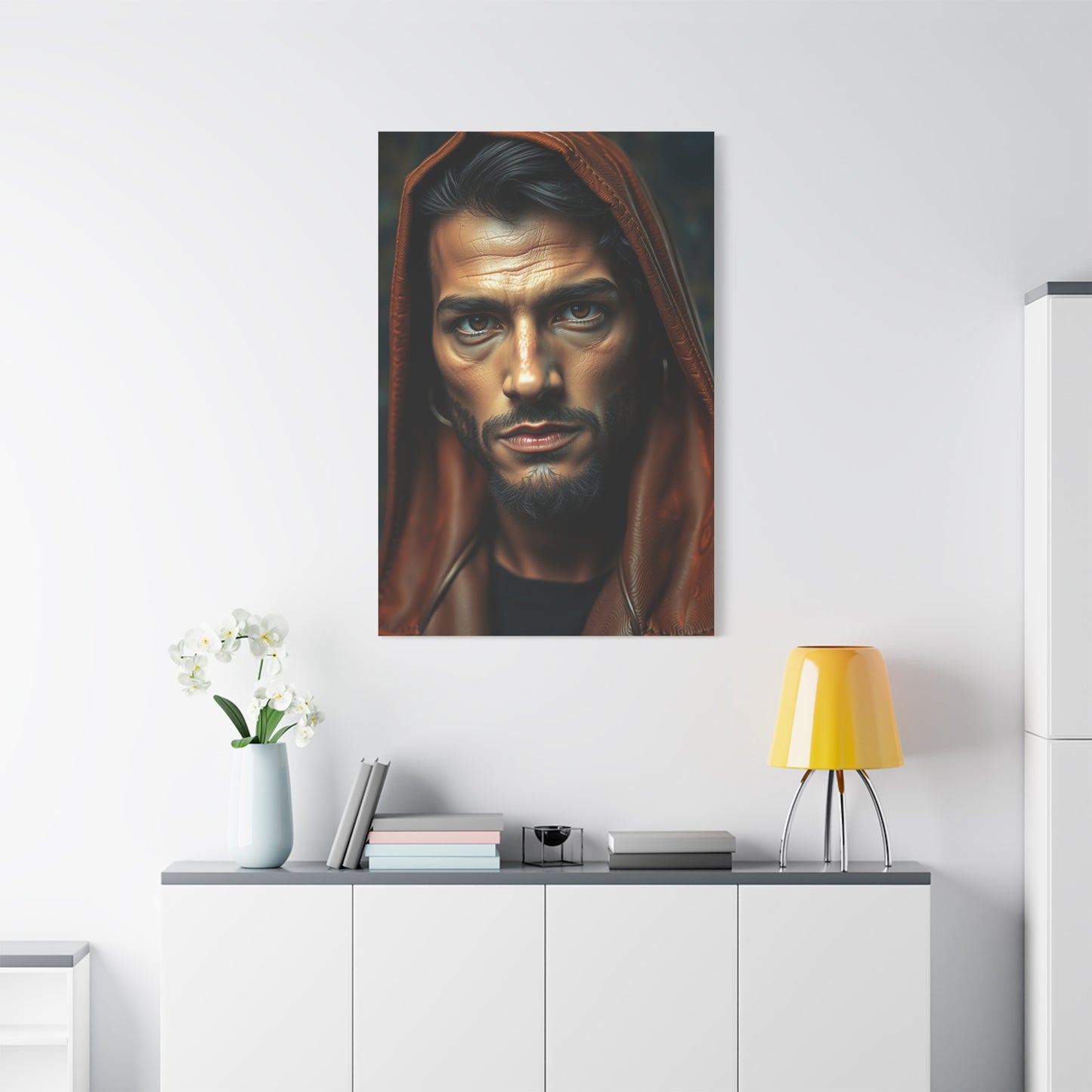 Masterpiece Denim and Leather Art Vision Wall Art & Canvas Print