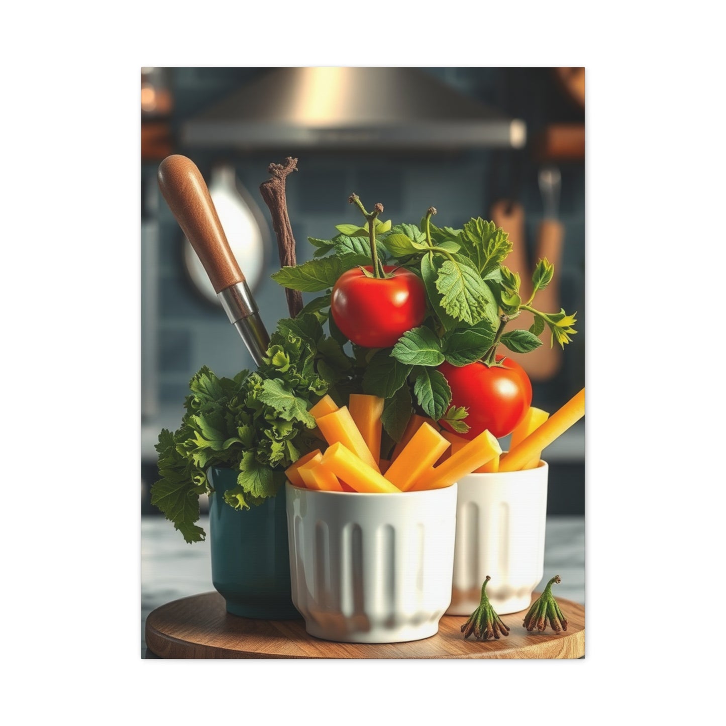 Gastronomic Elegance Canvas