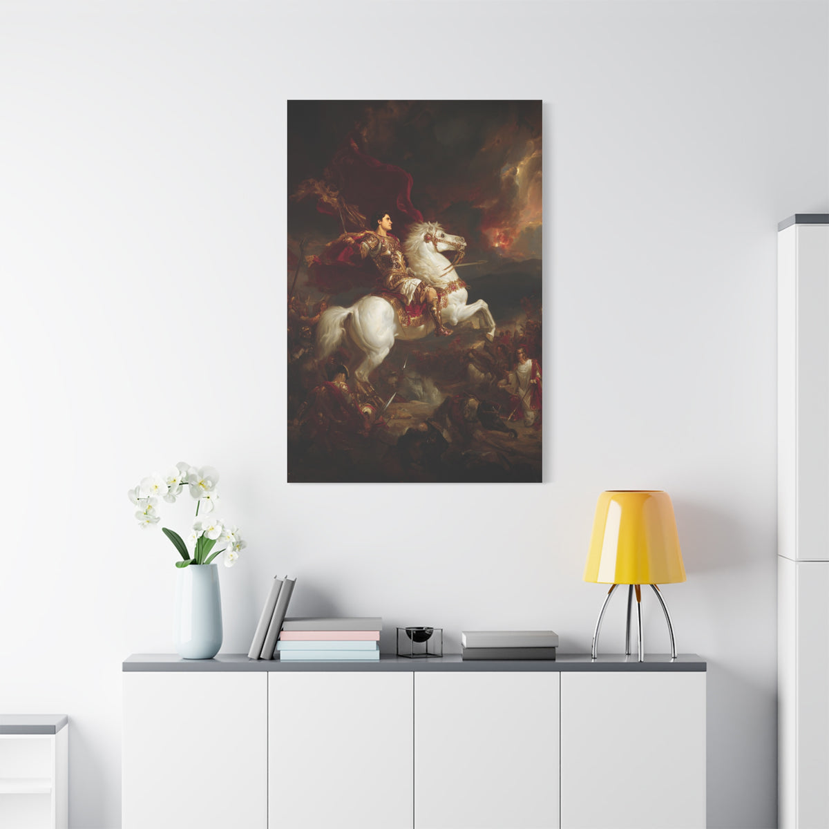 Alexander the Great Triumphant Battlefield Victory Wall Art & Canvas Print