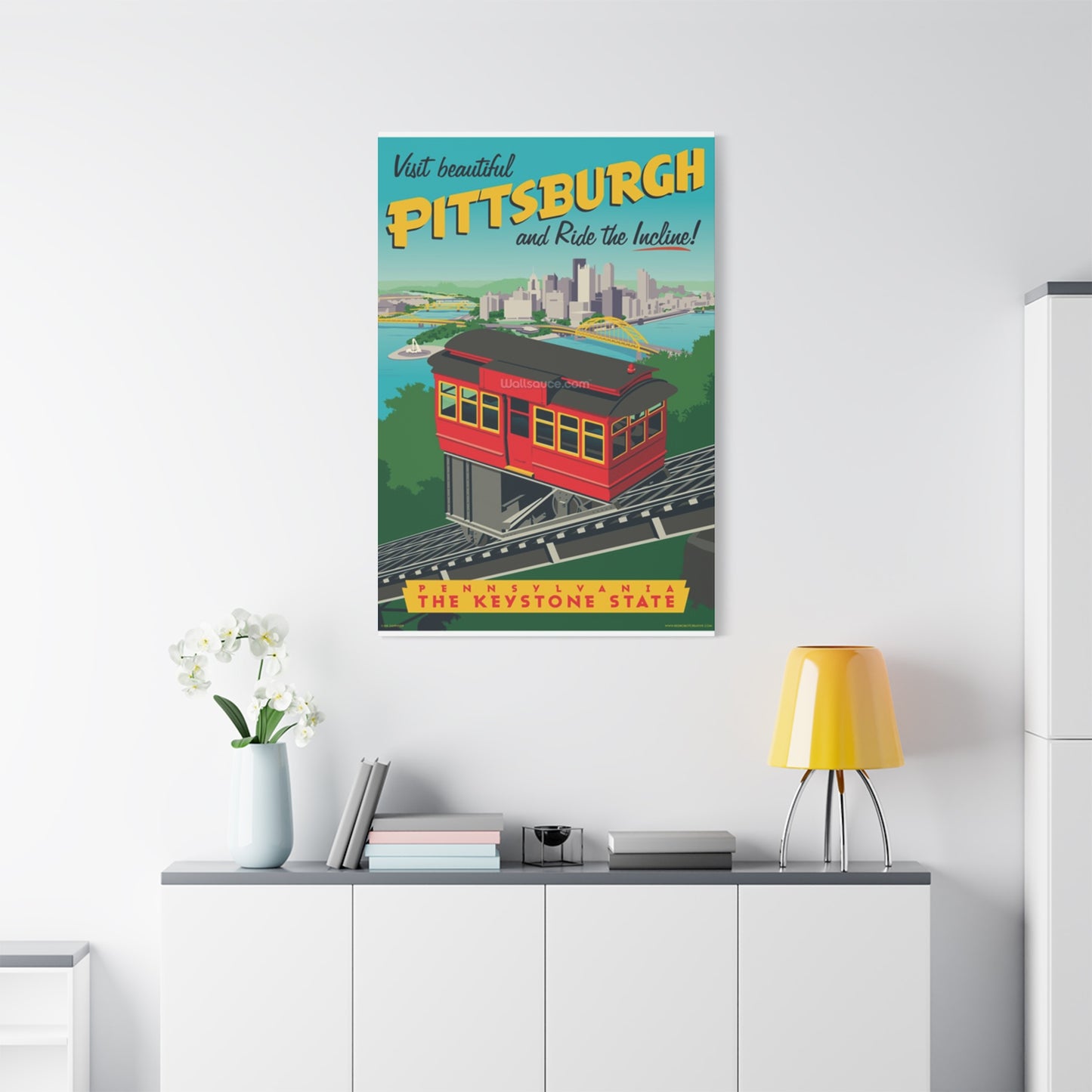 Pittsburgh City View Poster Wall Art & Canvas Prints
