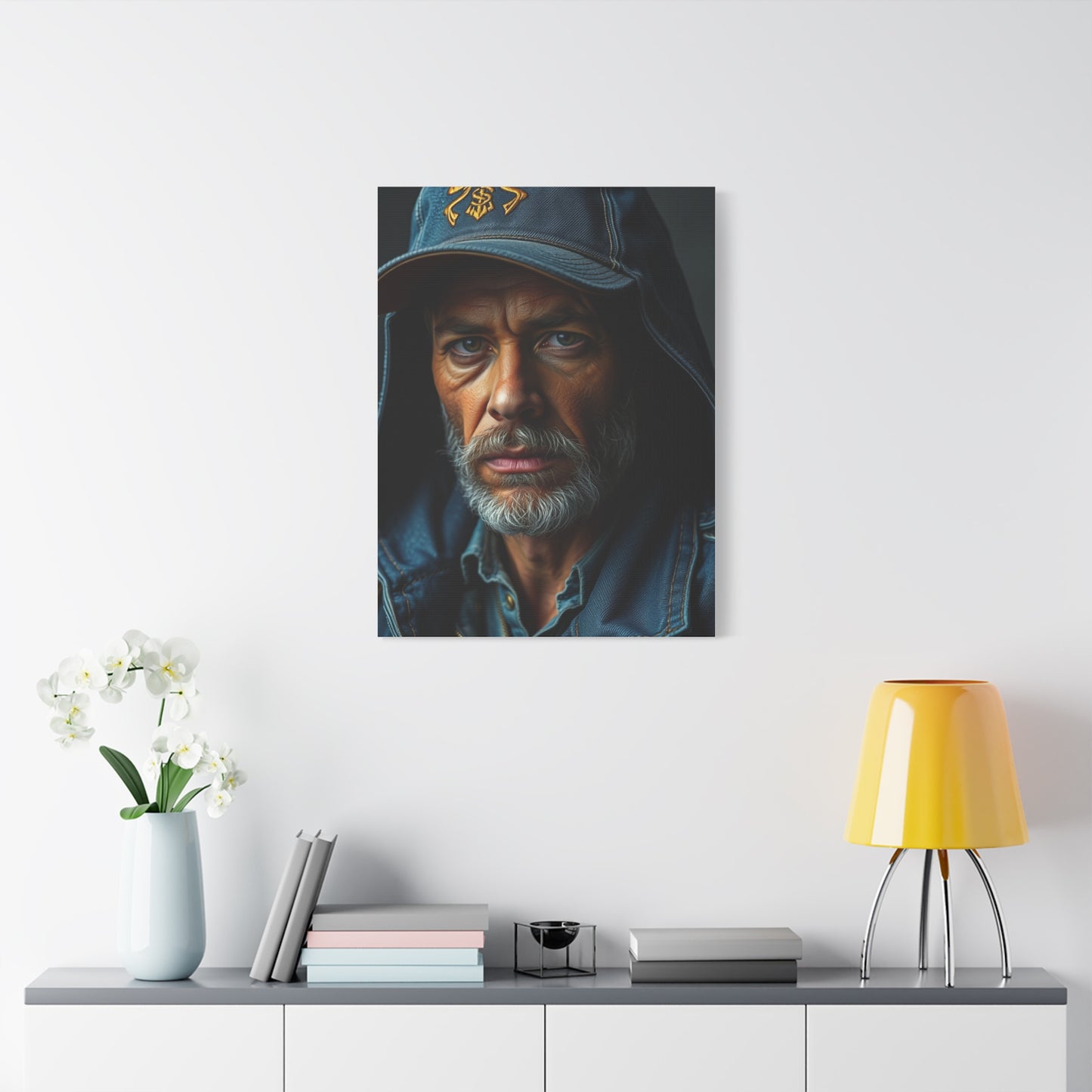 Denim and Leather Art Luxury Canvas Wall Art & Canvas Print