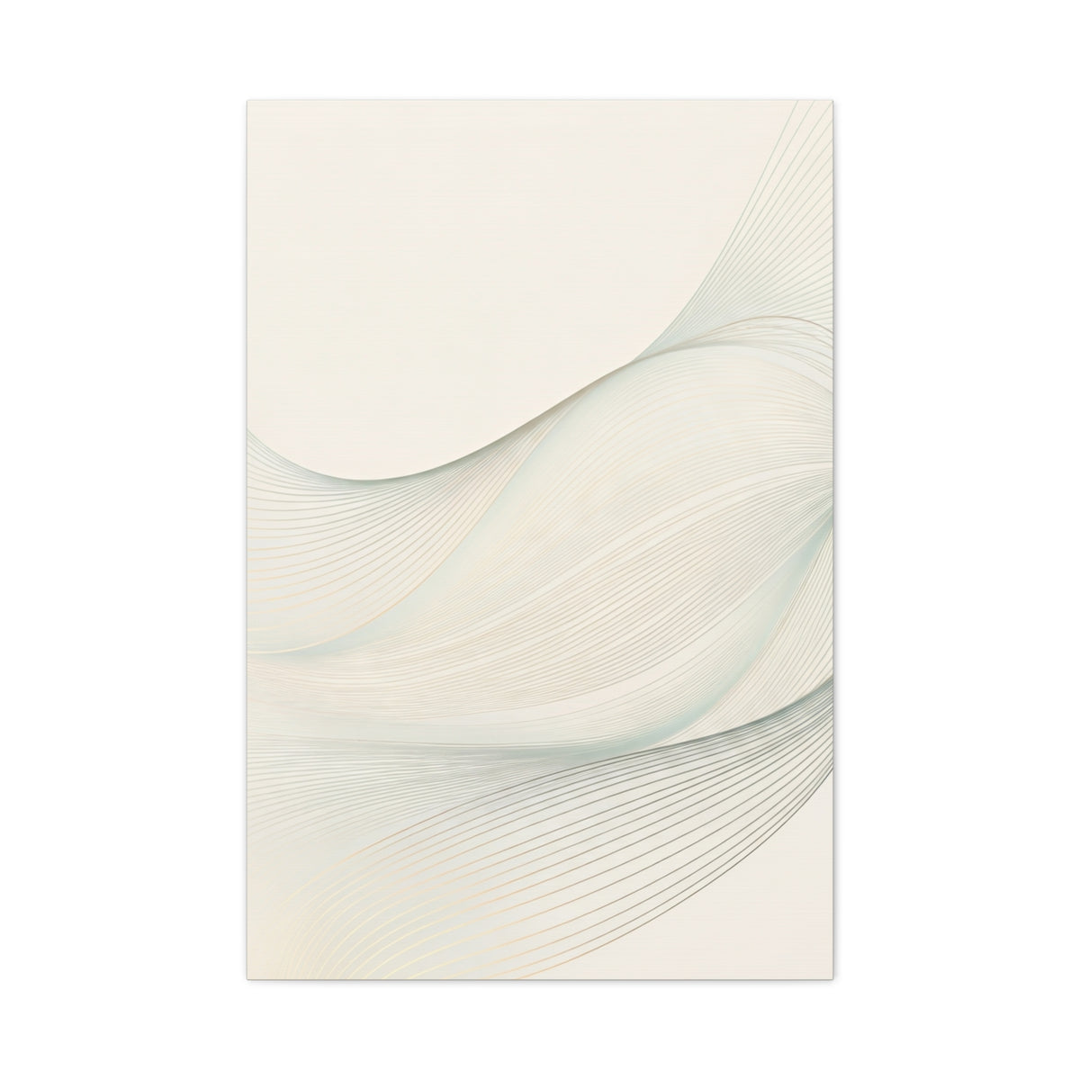 Soft Ivory Flow Texture Wall Art & Canvas Prints