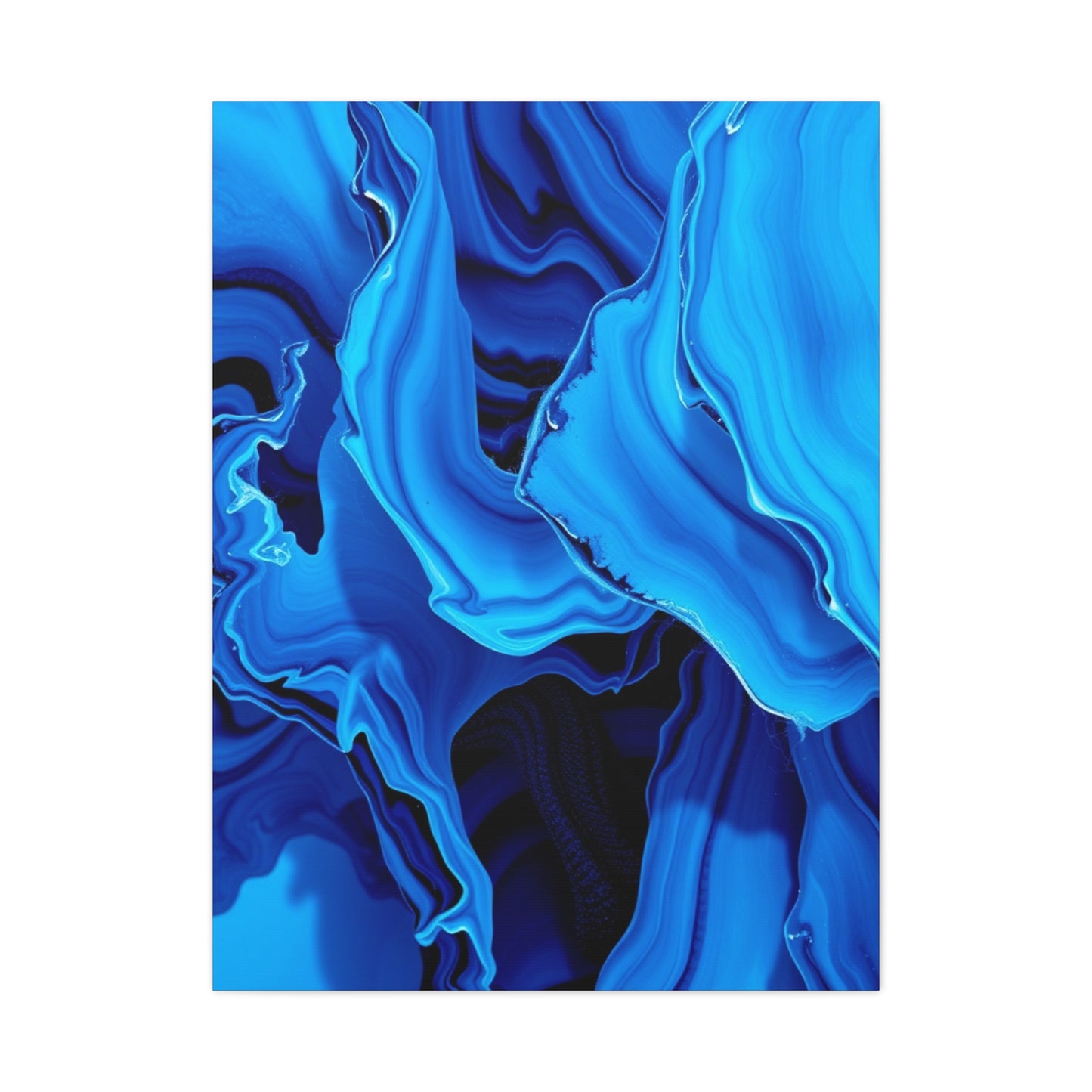 Blue Abstract Art Supreme Canvas Wall Art & Canvas Print