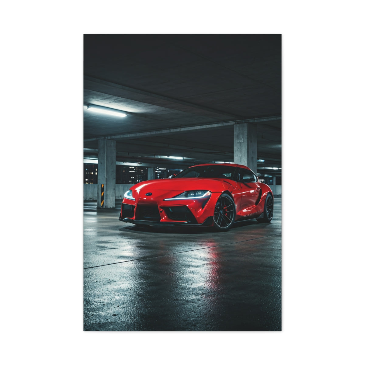 Toyota Supra Mk5 Underground Urban Scene Wall Art & Canvas Prints