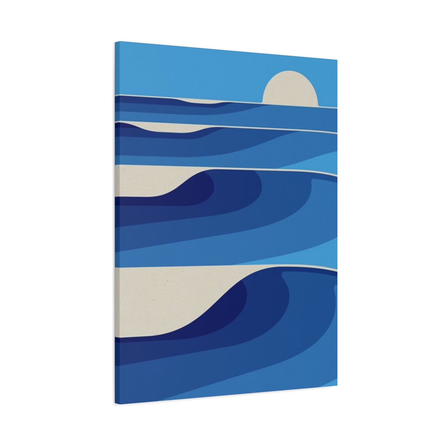 Waves In Ocean Painting Wall Art & Canvas Prints