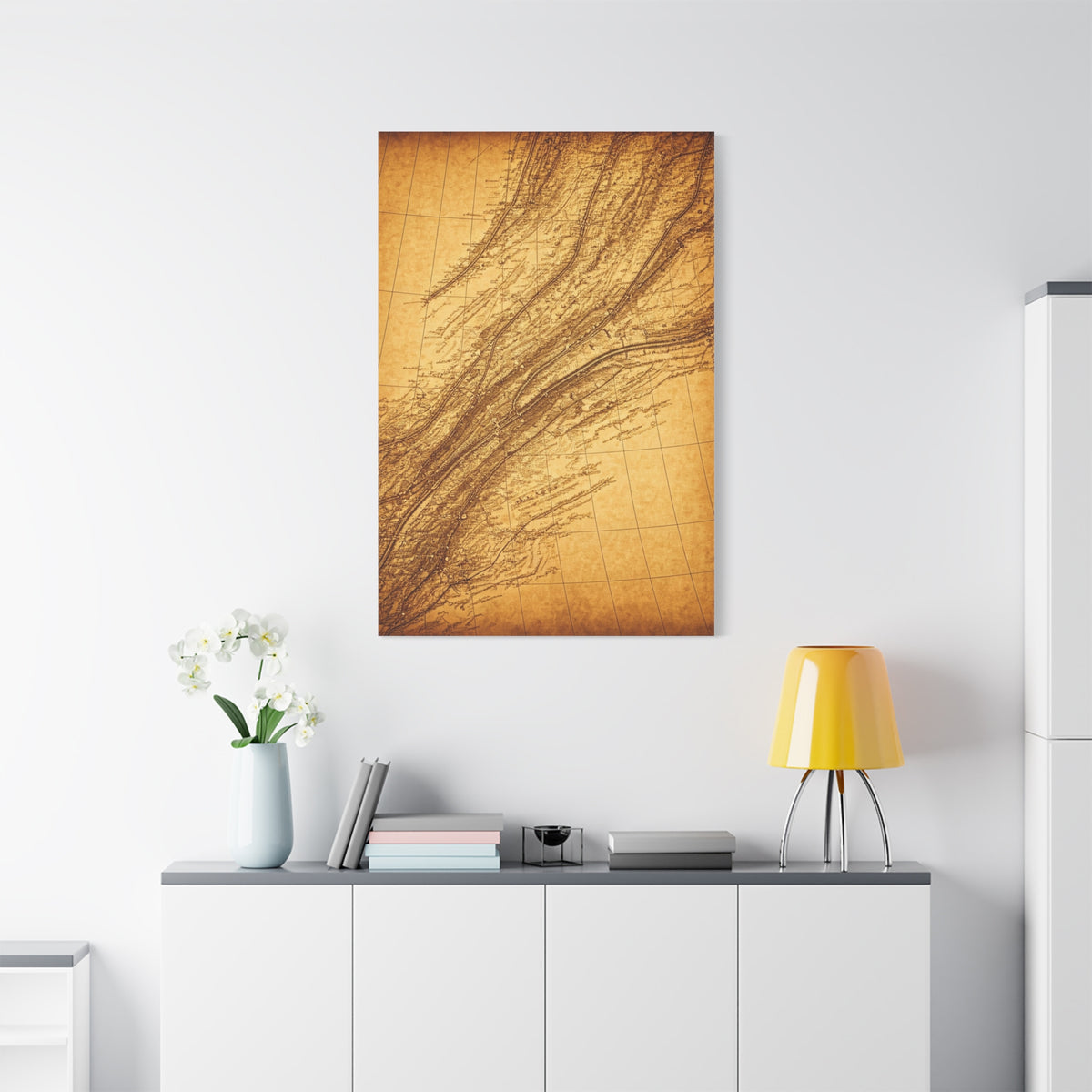 Antique Parchment Texture Abstract Wall Art & Canvas Prints