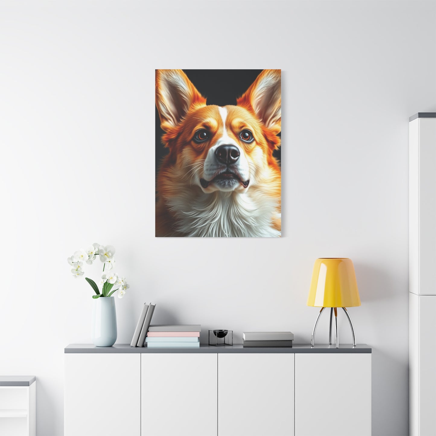 Corgi Dog Art Supreme Gallery Wall Art & Canvas Print
