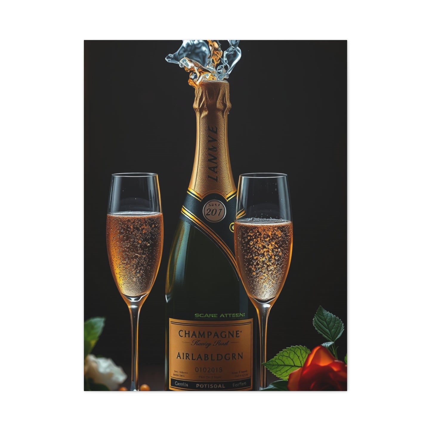 Elite Champagne Art Vision Wall Art & Canvas Print